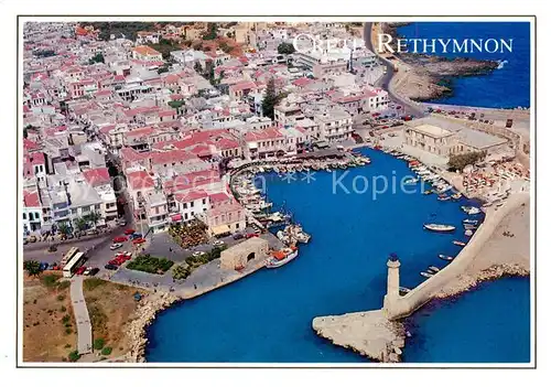 AK / Ansichtskarte Rethymnon_Kreta Vue aerienne Rethymnon Kreta