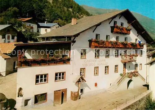 AK / Ansichtskarte Laatsch_Mals_Suedtirol_IT Gasthof Lamm 