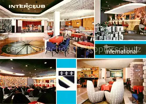 AK / Ansichtskarte Brno_Bruenn_CZ Hotel International Interclub Gastraeume Bar Foyer 