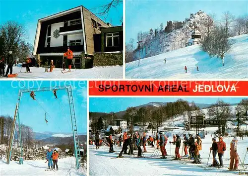 AK / Ansichtskarte Jedlova_Tannendorf_CZ Sportovni stredisko TJ Slovan Varnsdorf 