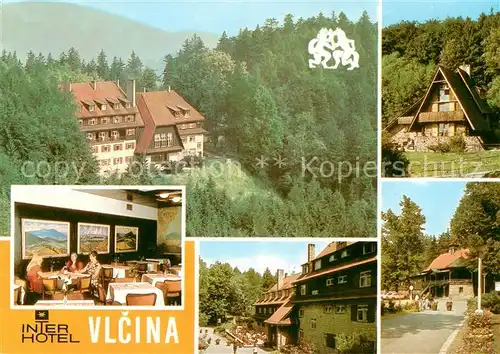 AK / Ansichtskarte Frenstat_pod_Radhostem_CZ Interhotel Vlcina Gastraum Terrasse 