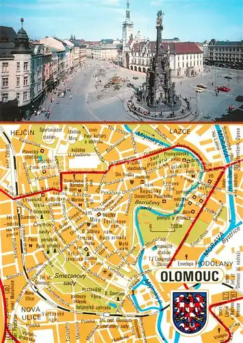 AK / Ansichtskarte Olomouc_Olmuetz_CZ Kulturni a hospodarske stredisko Hane je mestskou pamatkovou rezervaci 