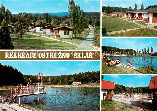 AK / Ansichtskarte Ostruzno_CZ Rekreacni stredisko a pionyrsky tabor koncernoveho podniku Jablonecke sklarny 