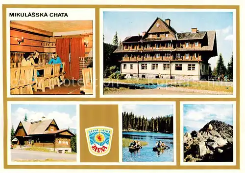 AK / Ansichtskarte Nizke_Tatry_Slovakia Mikulasska chata Vinaren Peklo Vrbicke pleso Chopok 