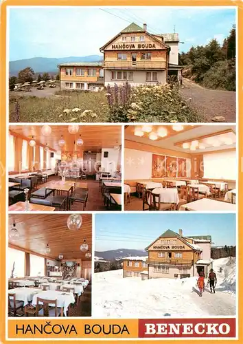AK / Ansichtskarte Benecko_Semily_CZ Hancova bouda Gastraeume 