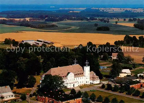 AK / Ansichtskarte Goehren Lebbin Schloss Hotel Fliegeraufnahme Goehren Lebbin