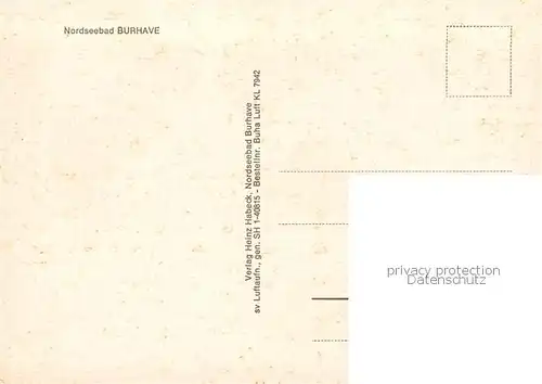 AK / Ansichtskarte Burhave Nordseebad Fliegeraufnahme Burhave