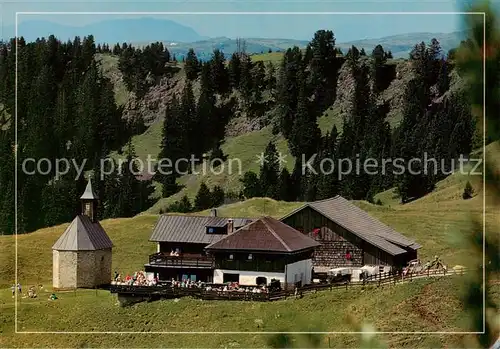 AK / Ansichtskarte Seiseralm_Alpe_di_Siusi_Trentino_IT Berghaus Restaurant Zallinger 