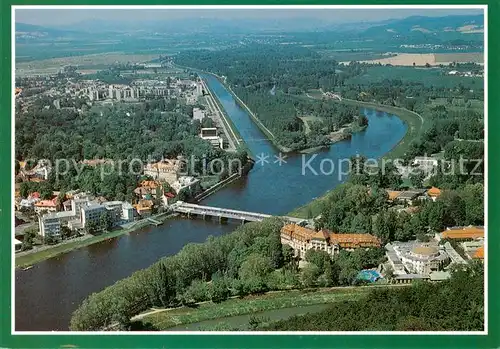 AK / Ansichtskarte Piestany_SK Slovenske liecebne kupele Piestany Fliegeraufnahme 