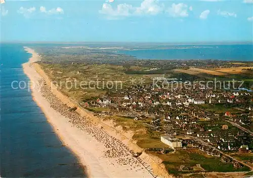 AK / Ansichtskarte Wenningstedt_Sylt Fliegeraufnahme Wenningstedt_Sylt