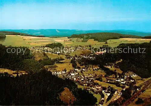 AK / Ansichtskarte Lauenstein_Oberfranken Burg Lauenstein Fliegeraufnahme Lauenstein_Oberfranken