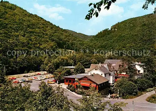 AK / Ansichtskarte Lorch_Rheingau Speiserestaurant Cafe Laukenmuehle im Wispertal Lorch Rheingau