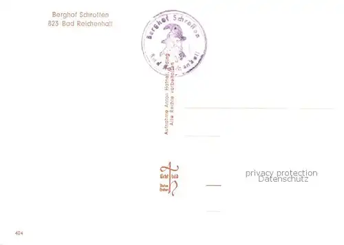 AK / Ansichtskarte Bad_Reichenhall Berghof Schroffen Panorama Gastraum Bad_Reichenhall