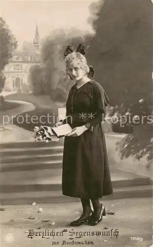 AK / Ansichtskarte  Verlag_NPG_Nr. Nr. 7349 2 Konfirmation  