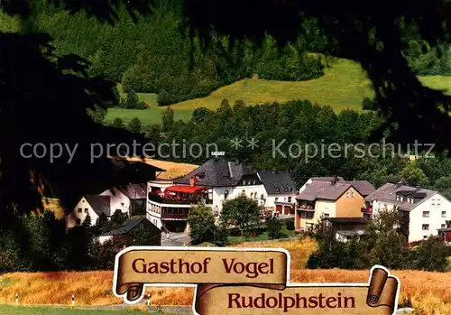 AK / Ansichtskarte 73838003 Rudolphstein Gasthof Hotel Pension Vogel Rudolphstein