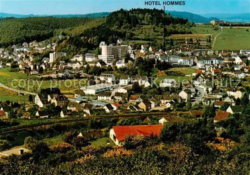 AK / Ansichtskarte 73838005 Daun_Eifel Panorama mit Hotel Hommes Daun_Eifel