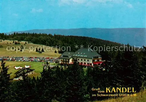 AK / Ansichtskarte 73838006 Kandel_Breisgau Berghotel Kandel Panorama Schwarzwald Kandel Breisgau