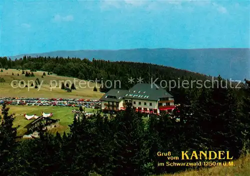 AK / Ansichtskarte  Kandel_Breisgau Berghotel Kandel Panorama Schwarzwald Kandel Breisgau