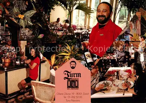 AK / Ansichtskarte  Zuerich_ZH Turm-Restaurant Zuerich_ZH