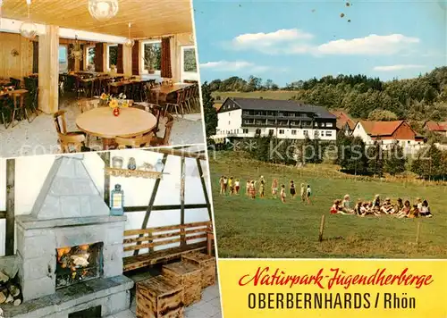 AK / Ansichtskarte 73838028 Oberbernhards Naturpark Jugendherberge Kaminzimmer Oberbernhards