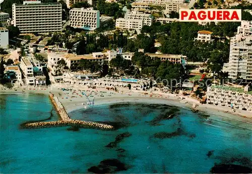 AK / Ansichtskarte  Paguera_Mallorca_Islas_Baleares_ES Kuestenort Hotels Strand 