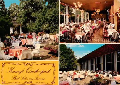 AK / Ansichtskarte  Bad_Soden__Taunus Kurcafé Quellenpark 