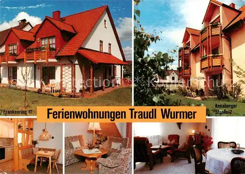 AK / Ansichtskarte  Staffelstein Ferienwohnung Traudl Wurmer Staffelstein