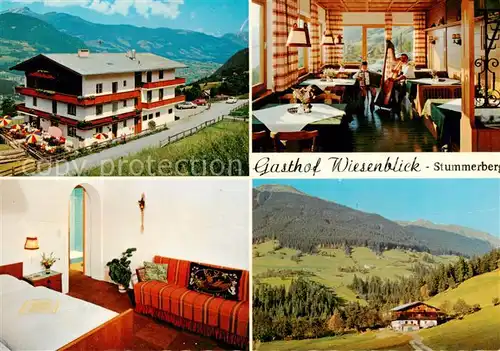 AK / Ansichtskarte 73838076 Kaltenbach__Zillertal_Tirol_AT Gasthof Wiesenblick Stummerberg Landschaftspanorama 