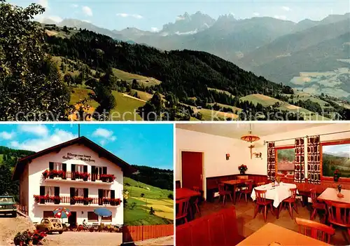 AK / Ansichtskarte  Lazfons Albergo Croce Bianca Gaststube Panorama Lazfons