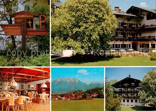 AK / Ansichtskarte  Oberaudorf Albert Harttig Haus Gastraum Panorama Oberaudorf