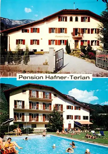 AK / Ansichtskarte 73838124 Terlan Pension Hafner Freibad Terlan