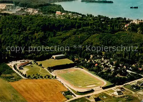 AK / Ansichtskarte  Malente-Gremsmuehlen Sportplatz Fliegeraufnahme Malente-Gremsmuehlen