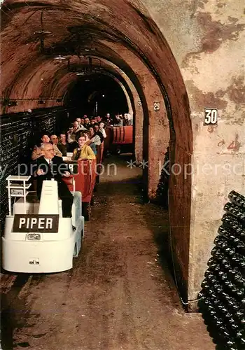 AK / Ansichtskarte  Reims_51 Champagne Piper Heidsieck Nos caves sont ouvertes aux visiteurs 