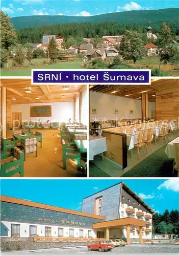 AK / Ansichtskarte 73838150 Srni_na_Sumave_Rehberg_CZ Hotel Sumava Gastraeume 