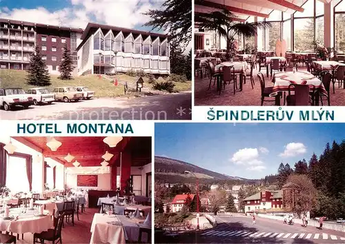 AK / Ansichtskarte  Spindleruv_Mlyn_Spindelmuehle_Riesengebirge_CZ Hotel Montana zarizeni Krkonosskych hotelu 