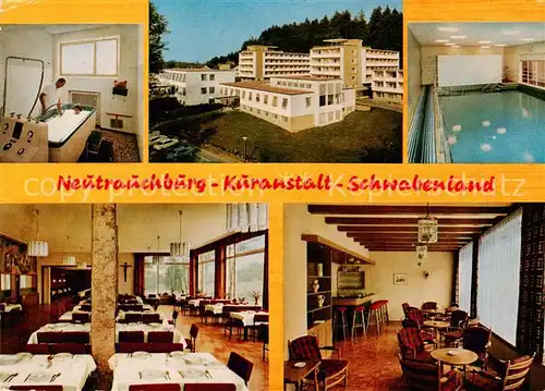 AK / Ansichtskarte 73838190 Neutrauchburg Kuranstalt Schwabenland Bad Hallenbad Speisesaal Bar Neutrauchburg