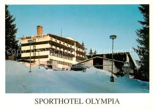 AK / Ansichtskarte  Stachy_Susice_Okres_Pachatice_CZ Sporthotel Olympia Zadov 