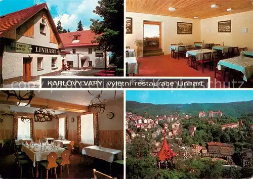 AK / Ansichtskarte 73838214 Karlovy_Vary_Karlsbad Vyletni restaurace Linhart Gastraeume Panorama 