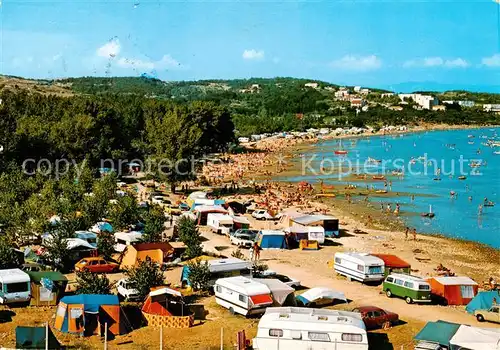 AK / Ansichtskarte 73838222 Lopar_Rab_Croatia Auto Camp Raiska Plaza 