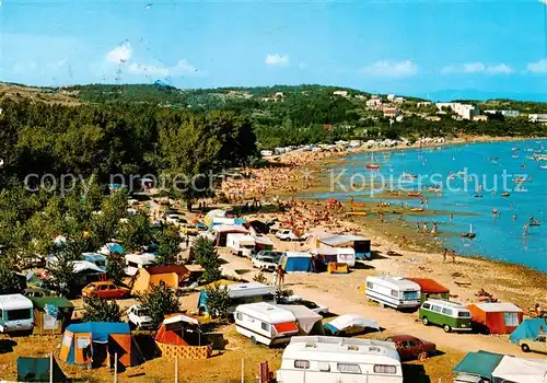 AK / Ansichtskarte  Lopar_Rab_Croatia Auto Camp Raiska Plaza 