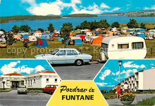 AK / Ansichtskarte  Funtana_Funtane_Croatia Campingplatz Details 