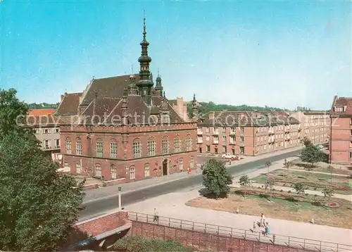 AK / Ansichtskarte 73838248 Gdansk_Danzig_PL Ratusz Straomiejski wzniesiony w latach Antoniego van Obbergena 