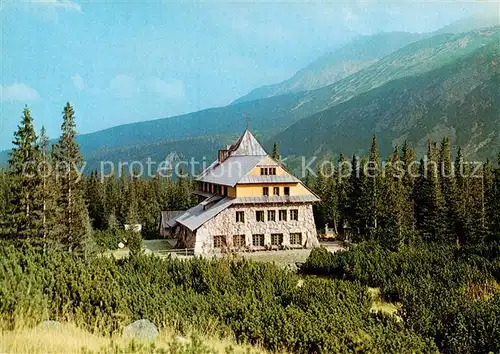 AK / Ansichtskarte  Tatry_Wysokie_Vysoke_Gebirge Schronisko PTTK Murowaniec na Hali Gasienicowej 