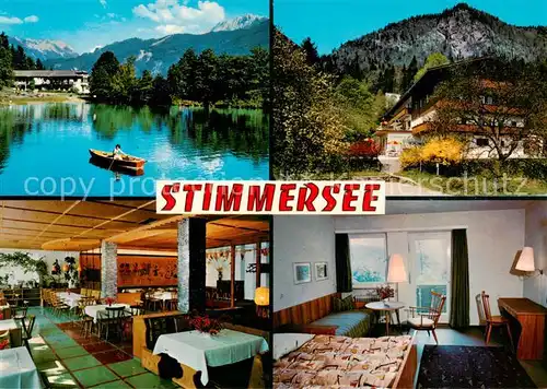 AK / Ansichtskarte  Kufstein_Tirol_AT Gasthof Strandbad Stimmersee Gastraum Zimmer 