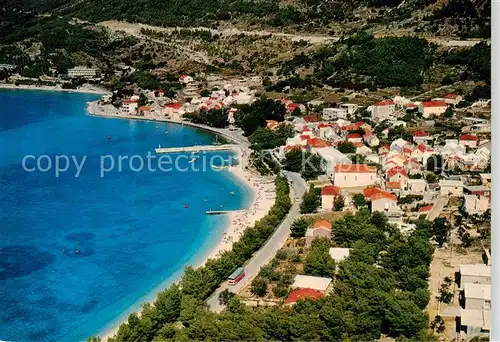 AK / Ansichtskarte 73838272 Baska_Voda_Croatia Fliegeraufnahme 