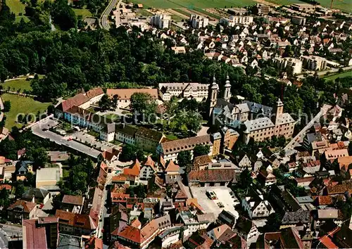 AK / Ansichtskarte  Bad_Mergentheim Deutschordens Schloss Fliegeraufnahme Bad_Mergentheim