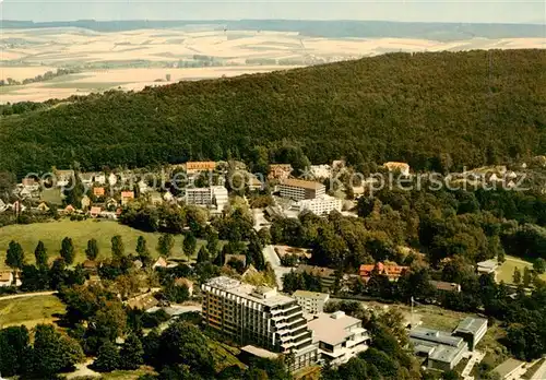 AK / Ansichtskarte  Bad_Gandersheim Fliegeraufnahme mit Kurklinik Bad_Gandersheim