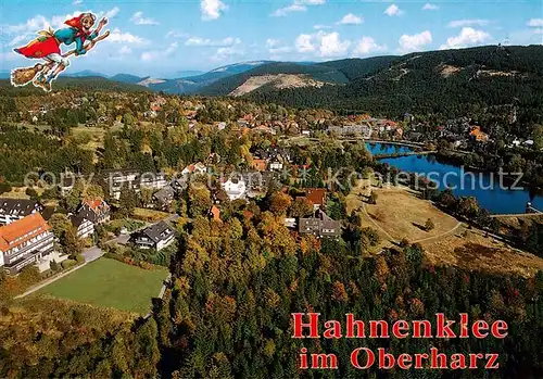 AK / Ansichtskarte  Hahnenklee-Bockswiese_Harz Fliegeraufnahme Hahnenklee-Bockswiese