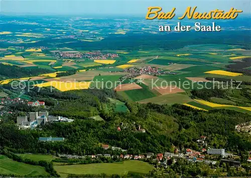 AK / Ansichtskarte  Bad_Neustadt im Naturpark Bayerische Rhoen Fliegeraufnahme Bad_Neustadt