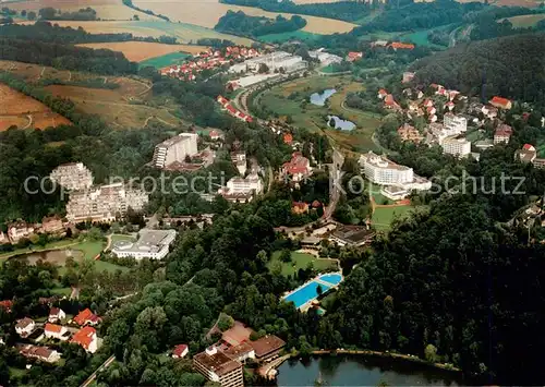 AK / Ansichtskarte  Bad_Gandersheim Kurviertel Fliegeraufnahme Bad_Gandersheim